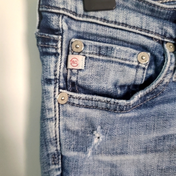 AG Adriano Goldschmied distressed skinny jeans, size 28R - Picture 6 of 9